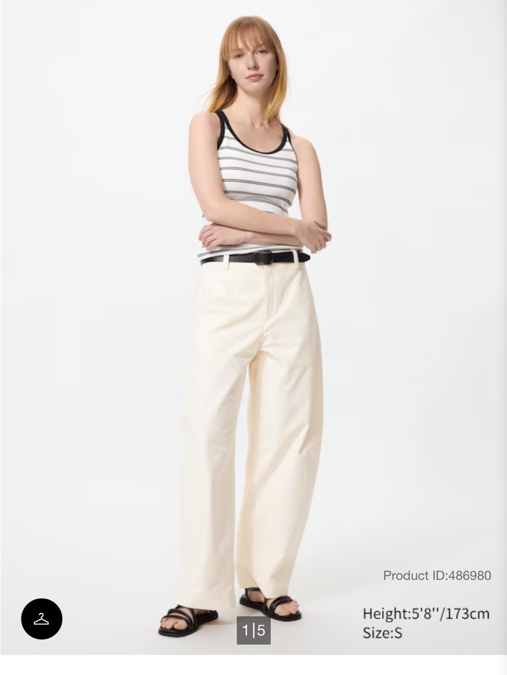 Uniqlo’s Off White Jersey Barrel Pants